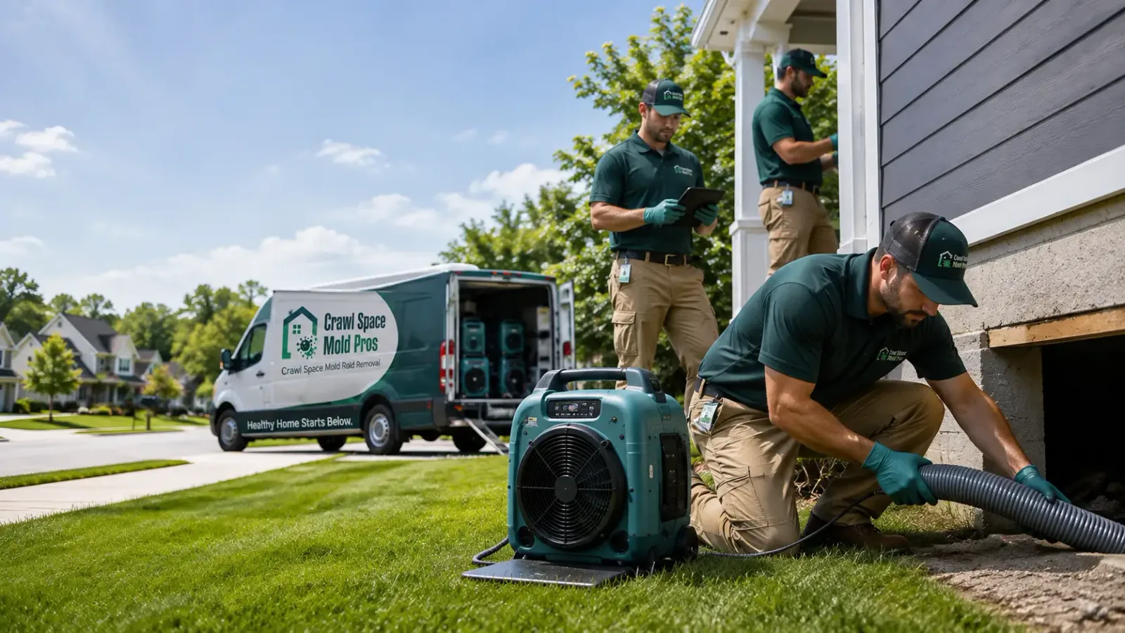 Crawl Space Mold Removal in Port Washington, NY